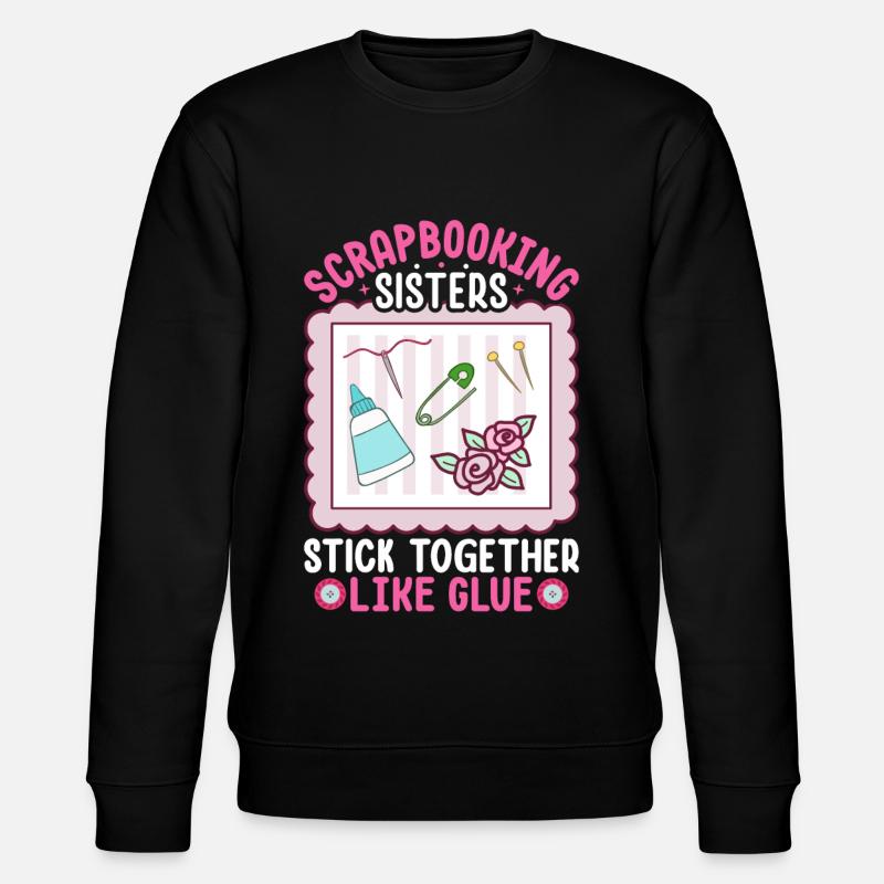 Scrapbooker - Stanley/Stella CHANGER Unisex Organic Sweatshirt - black