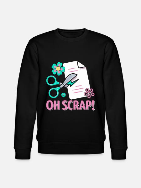 Scrapbooking Scrapbooker - Stanley/Stella CHANGER Unisex Organic Sweatshirt - black