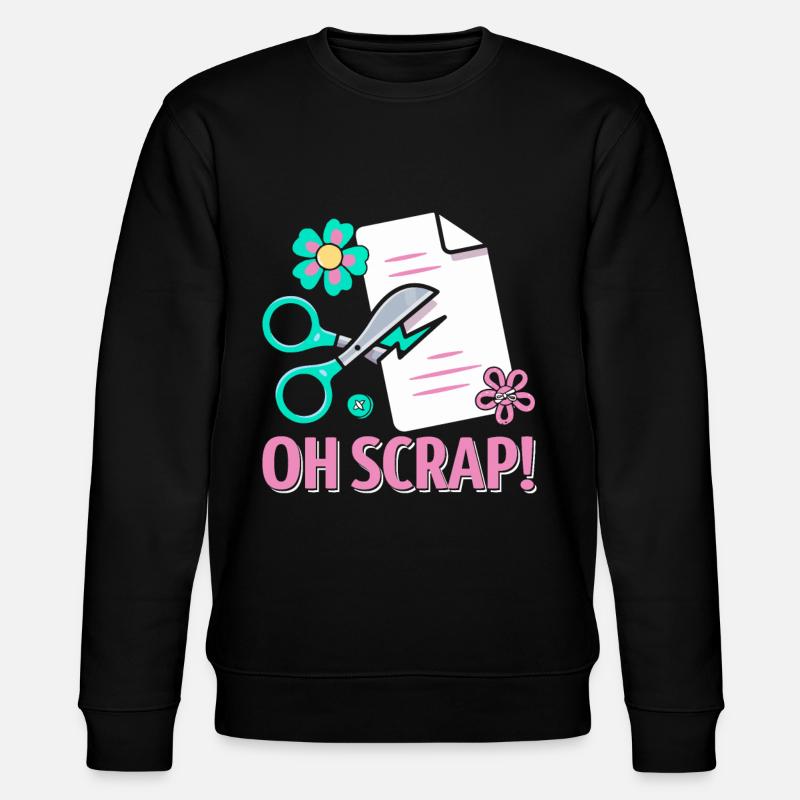Scrapbooking Scrapbooker - Stanley/Stella Unisex Bio-Sweatshirt CHANGER  - Schwarz