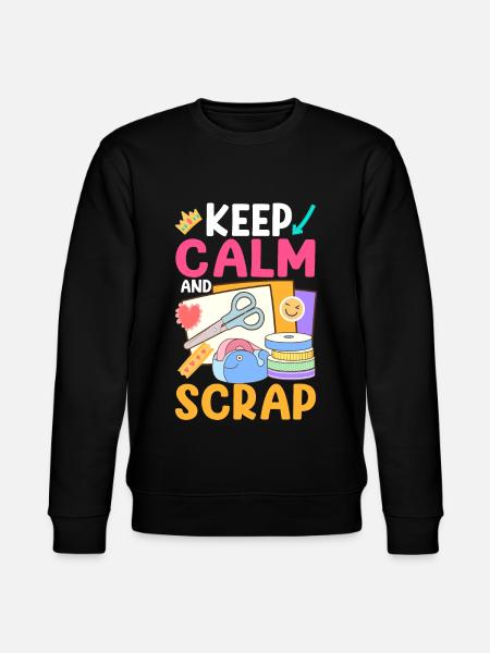 Scrapbooking Scrapbooker - Stanley/Stella CHANGER Unisex Organic Sweatshirt - black