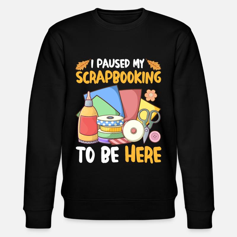 Scrapbooker - Stanley/Stella CHANGER Unisex Organic Sweatshirt - black