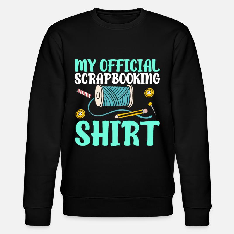 Scrapbooker - Stanley/Stella CHANGER Unisex Organic Sweatshirt - black