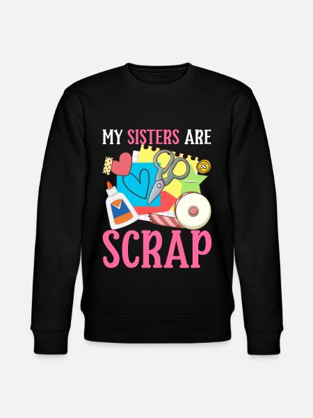 Scrapbooking Scrapbooker - Stanley/Stella CHANGER Unisex Organic Sweatshirt - black