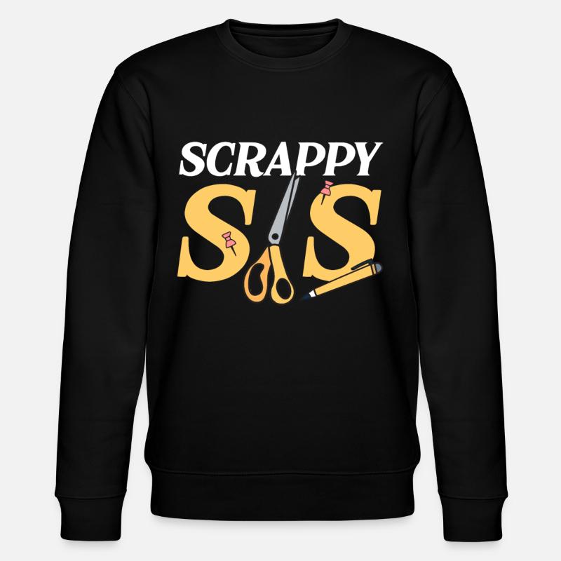 Scrapbooking Scrapbooker - Stanley/Stella CHANGER Unisex Organic Sweatshirt - black