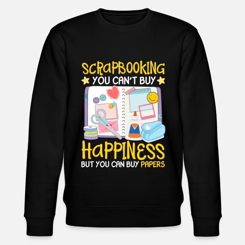 Scrapbooker - Stanley/Stella CHANGER Unisex Organic Sweatshirt - black
