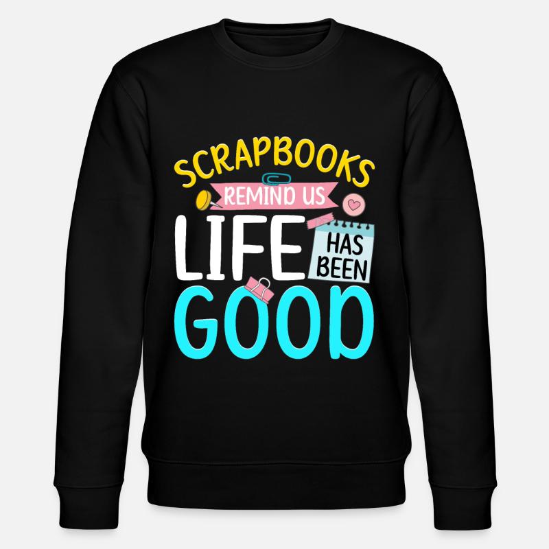 Scrapbooking Scrapbooker - Sweat bio CHANGER Stanley/Stella Unisexe - noir