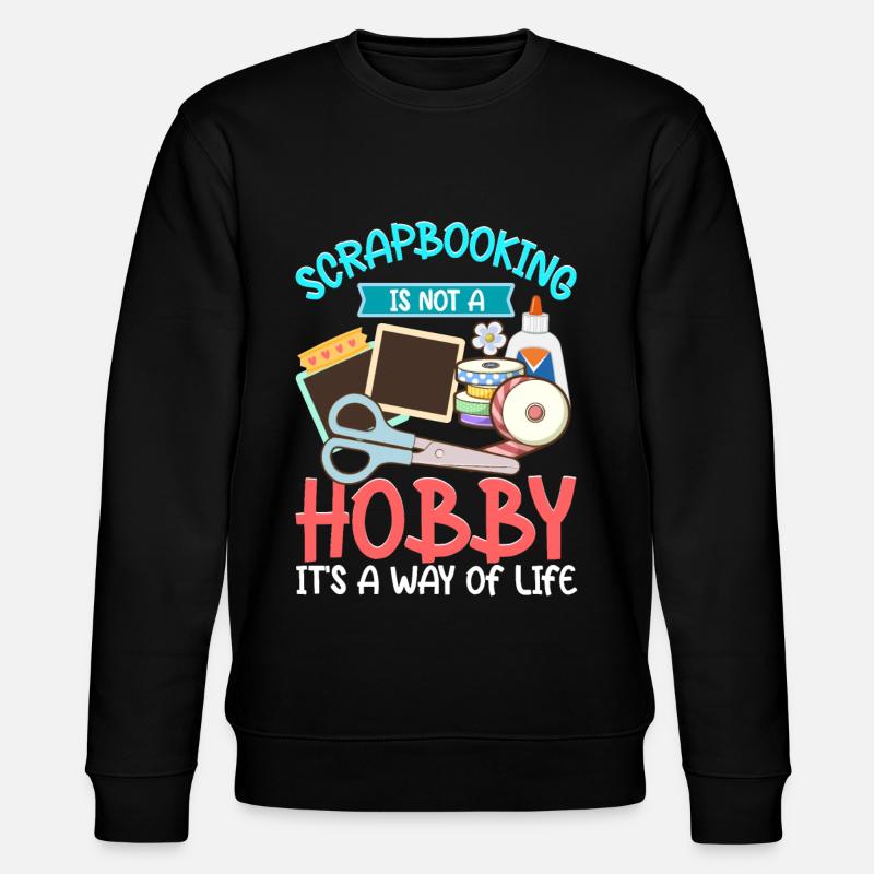Scrapbooker - Stanley/Stella Unisex Bio-Sweatshirt CHANGER  - Schwarz