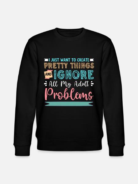 Scrapbooking Scrapbooker - Stanley/Stella CHANGER Unisex Organic Sweatshirt - black