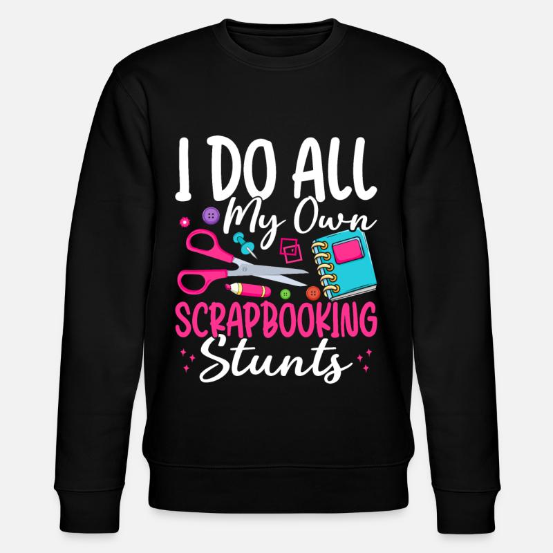 Scrapbooker - Stanley/Stella CHANGER Unisex Organic Sweatshirt - black