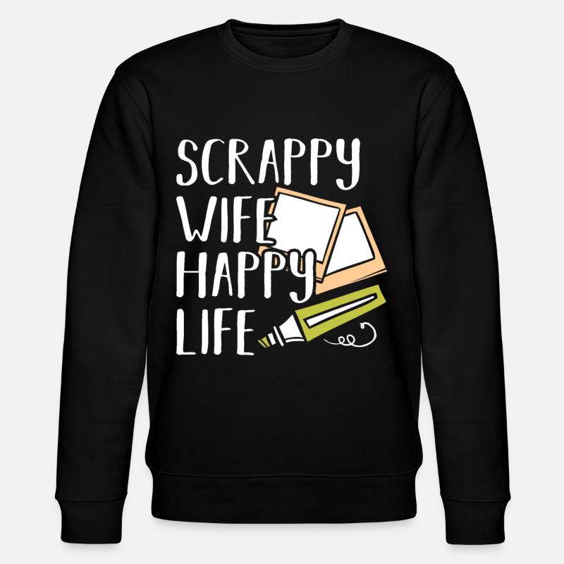 Scrapbooking Scrapbooker - Sweat bio CHANGER Stanley/Stella Unisexe - noir