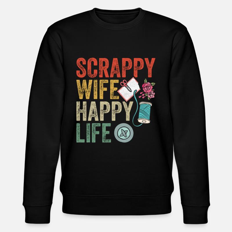 Scrapbooking Scrapbooker - Sweat bio CHANGER Stanley/Stella Unisexe - noir