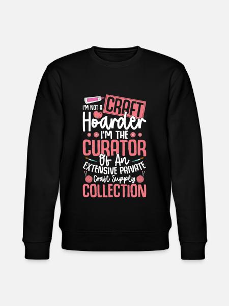 Crafting Crafter - Stanley/Stella CHANGER Unisex Organic Sweatshirt - black