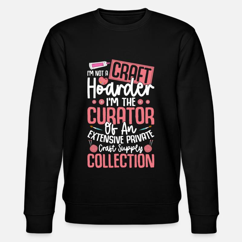 Crafting Crafter - Stanley/Stella CHANGER Unisex Organic Sweatshirt - black