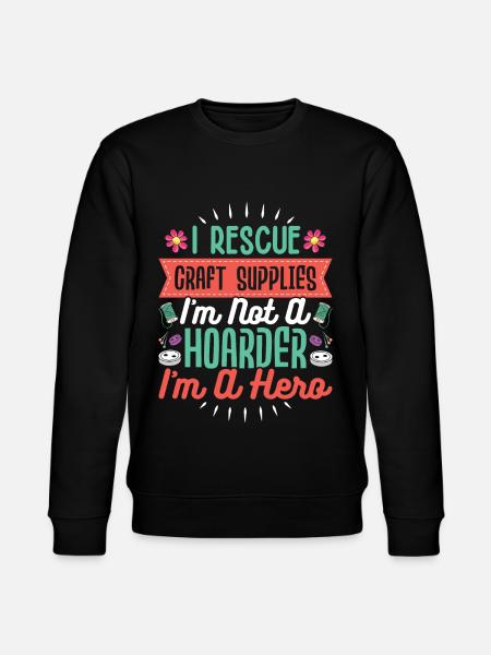 Crafting Crafter - Stanley/Stella CHANGER Unisex Organic Sweatshirt - black