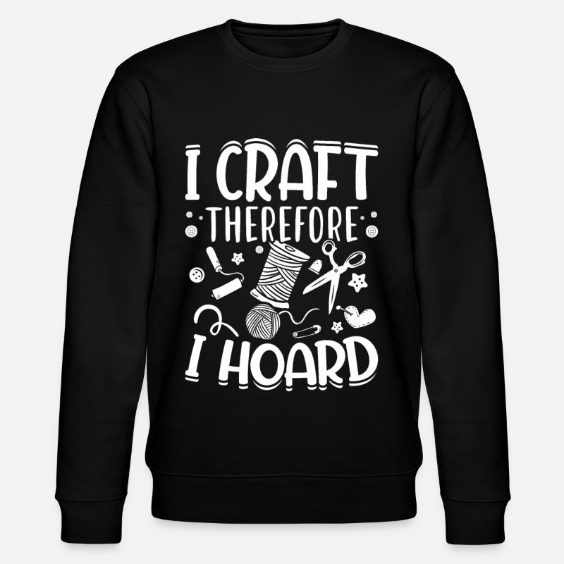 Crafting Crafter - Stanley/Stella CHANGER Unisex Organic Sweatshirt - black