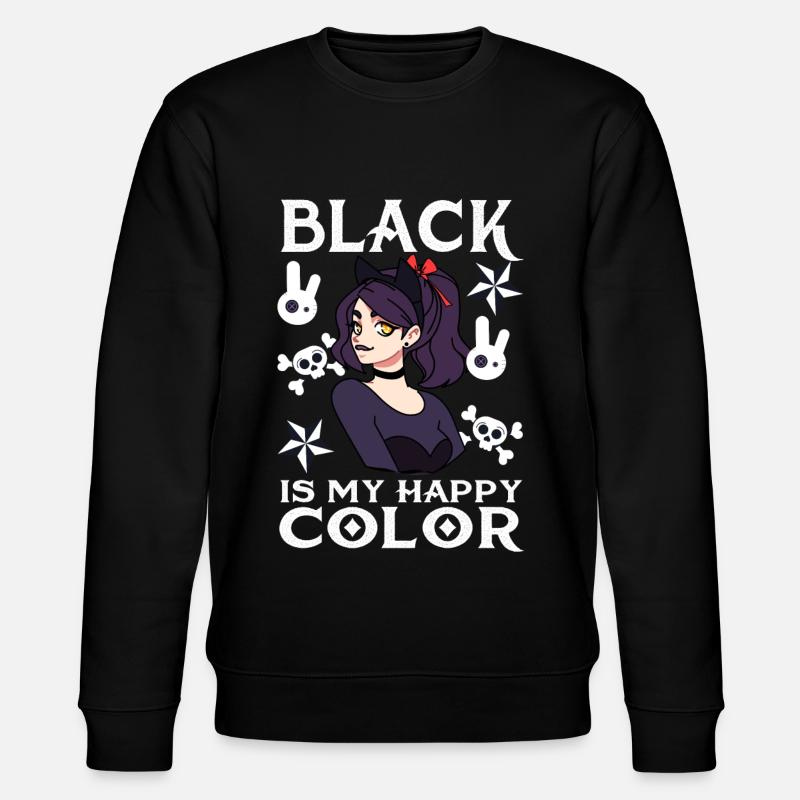 Lustige Gothic Goth - Stanley/Stella Unisex Bio-Sweatshirt CHANGER  - Schwarz