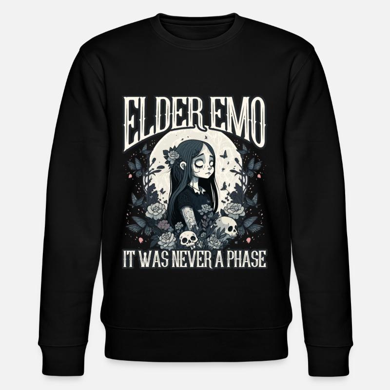 Drôle Emo Garçon Emo Fille - Sweat bio CHANGER Stanley/Stella Unisexe - noir