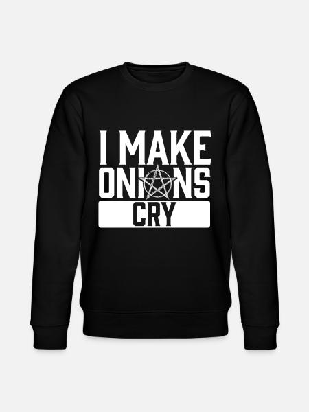 Funny Gothic Goth - Stanley/Stella CHANGER Unisex Organic Sweatshirt - black
