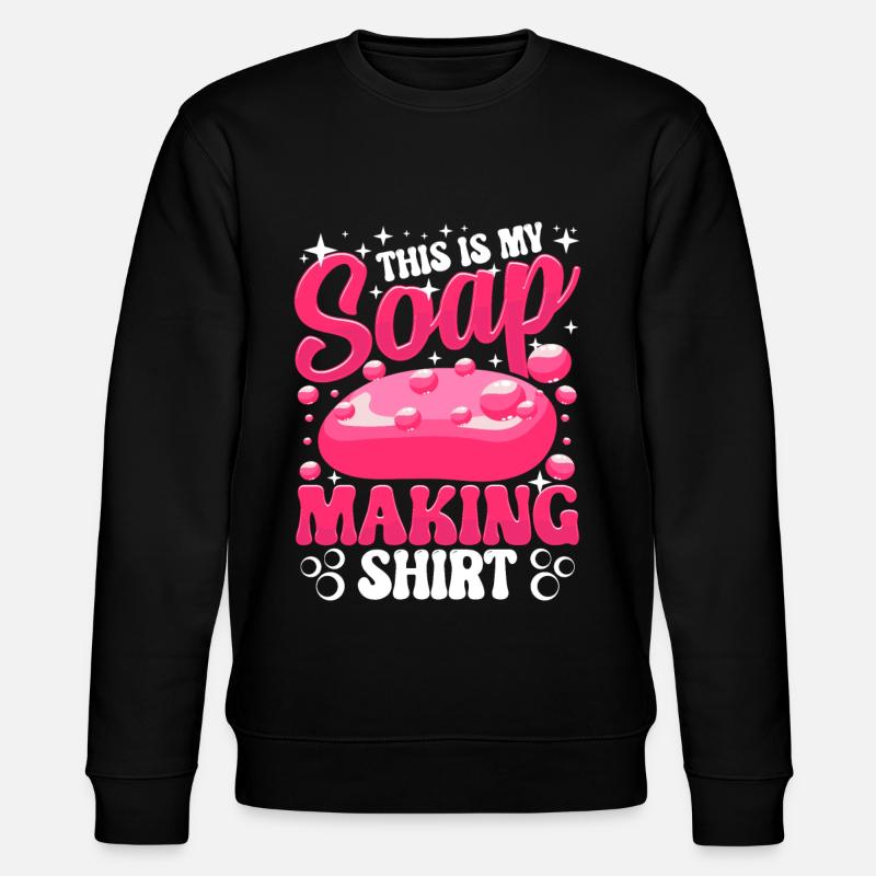 Seifenhersteller Soapologist - Stanley/Stella Unisex Bio-Sweatshirt CHANGER  - Schwarz