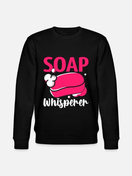 Soap Making, Soap Maker, Soapologist - Stanley/Stella CHANGER Unisex Organic Sweatshirt - black