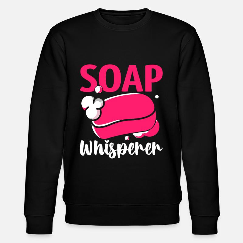 Soap Making, Soap Maker, Soapologist - Stanley/Stella CHANGER Unisex Organic Sweatshirt - black
