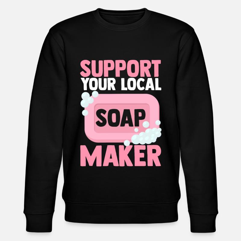 Fabrication de savon, savonnier, savonologue - Sweat bio CHANGER Stanley/Stella Unisexe - noir