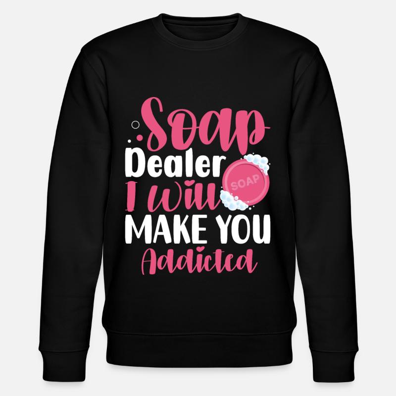 Soap Making, Soap Maker, Soapologist - Stanley/Stella CHANGER Unisex Organic Sweatshirt - black