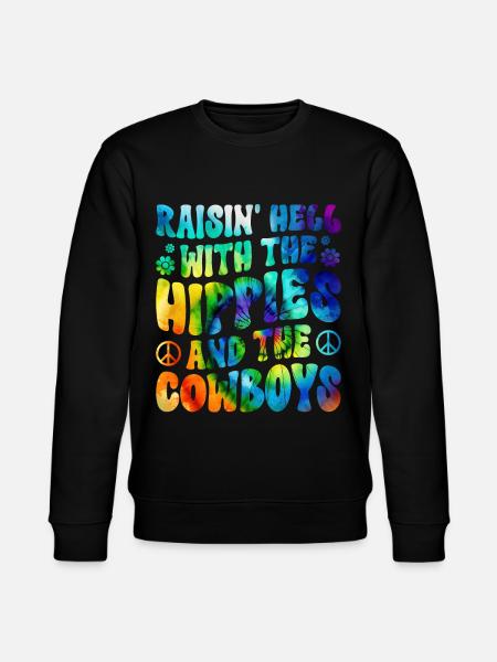 Tie dyeing peace - Stanley/Stella CHANGER Unisex Organic Sweatshirt - black