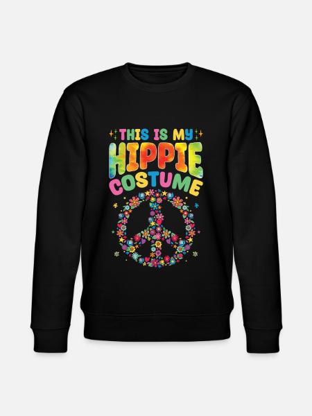 Groovy Peace - Stanley/Stella CHANGER Unisex Organic Sweatshirt - black