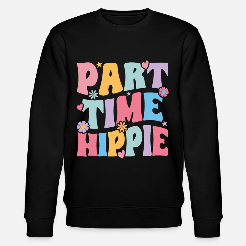 Groovy drôle hippie - Sweat bio CHANGER Stanley/Stella Unisexe - noir