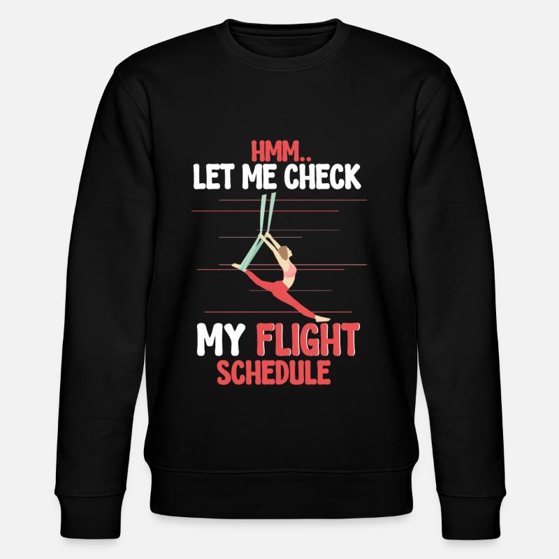 Acrobate de soie aérienne - Sweat bio CHANGER Stanley/Stella Unisexe - noir