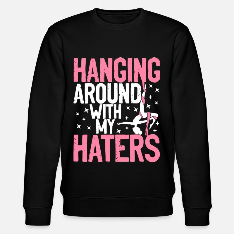 Aerial Silk Aerialist - Stanley/Stella CHANGER Unisex Organic Sweatshirt - black