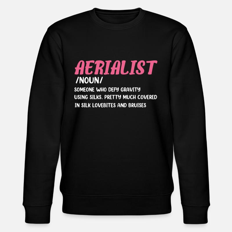 Air silk - Stanley/Stella CHANGER Unisex Organic Sweatshirt - black