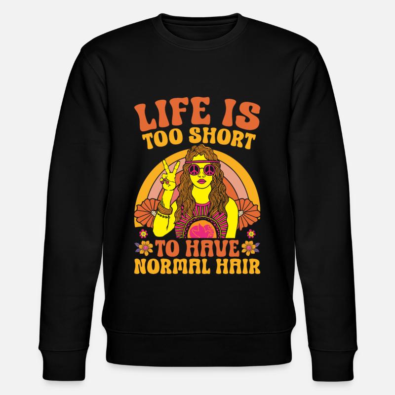 Hippie Dreadlocks Rasta - Sweat bio CHANGER Stanley/Stella Unisexe - noir