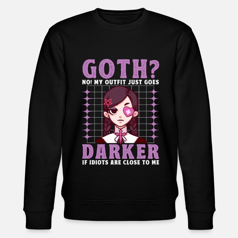 Funny Gothic - Stanley/Stella CHANGER Unisex Organic Sweatshirt - black