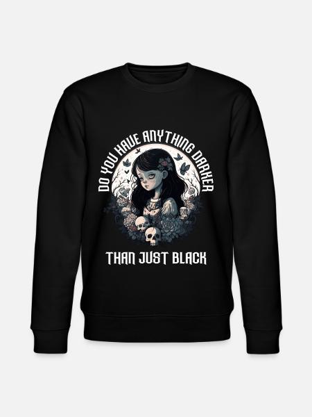 Funny Gothic Goth - Stanley/Stella CHANGER Unisex Organic Sweatshirt - black