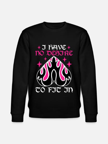 Funny Gothic Goth - Stanley/Stella CHANGER Unisex Organic Sweatshirt - black