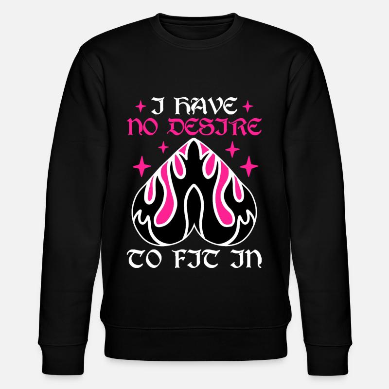Lustige Gothic Goth - Stanley/Stella Unisex Bio-Sweatshirt CHANGER  - Schwarz