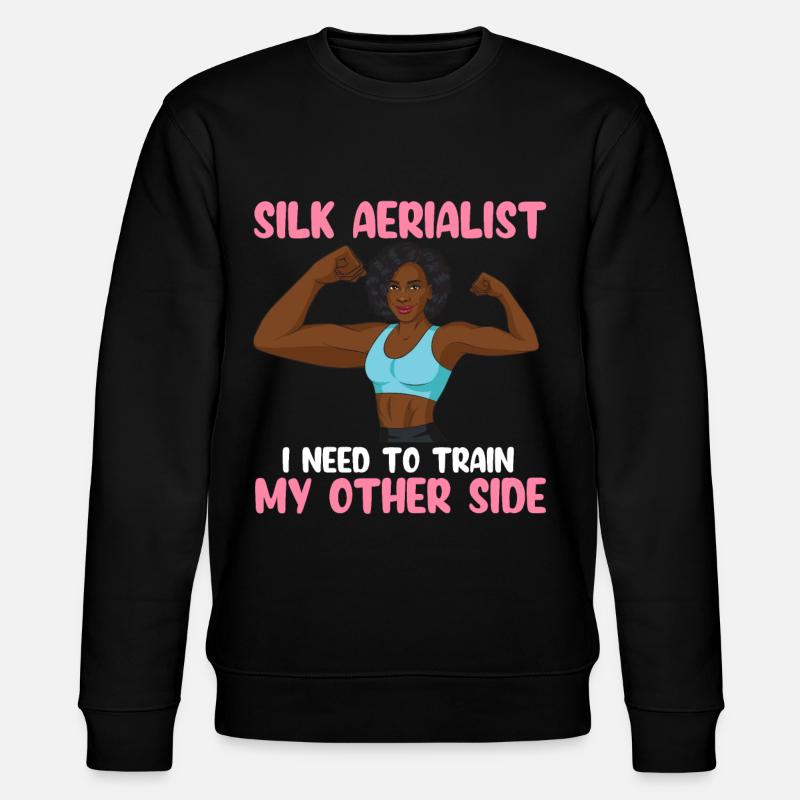 Soie aérienne - Sweat bio CHANGER Stanley/Stella Unisexe - noir