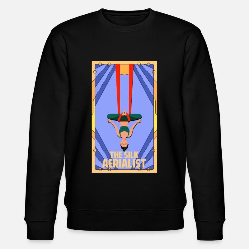 Air silk - Stanley/Stella CHANGER Unisex Organic Sweatshirt - black
