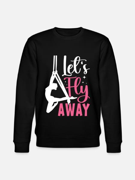 Aerial Silk Aerialist - Stanley/Stella CHANGER Unisex Organic Sweatshirt - black