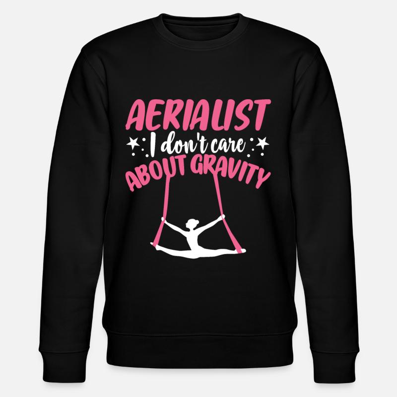 Air silk - Stanley/Stella CHANGER Unisex Organic Sweatshirt - black