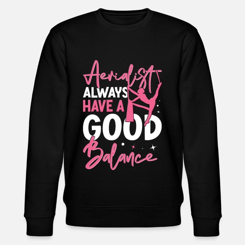 Air silk - Stanley/Stella CHANGER Unisex Organic Sweatshirt - black