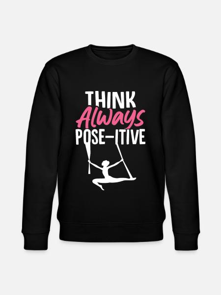 Aerial Silk Aerialist - Stanley/Stella CHANGER Unisex Organic Sweatshirt - black