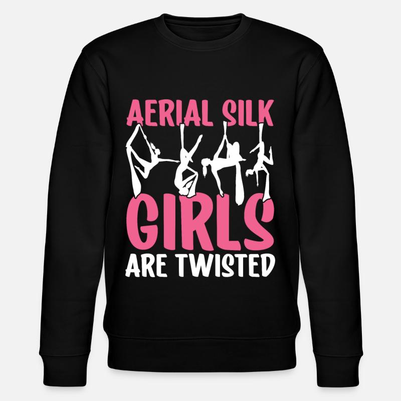 Aerialist - Stanley/Stella Unisex Bio-Sweatshirt CHANGER  - Schwarz