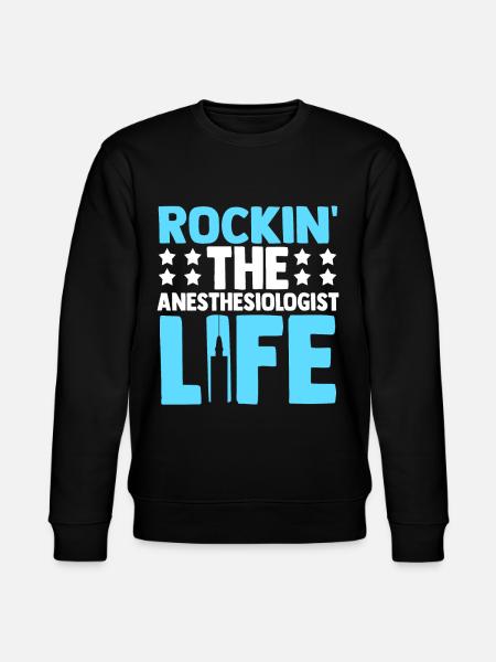 Anesthesiology - Stanley/Stella CHANGER Unisex Organic Sweatshirt - black
