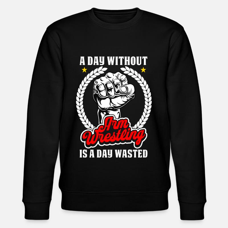 Arm wrestler - Stanley/Stella CHANGER Unisex Organic Sweatshirt - black