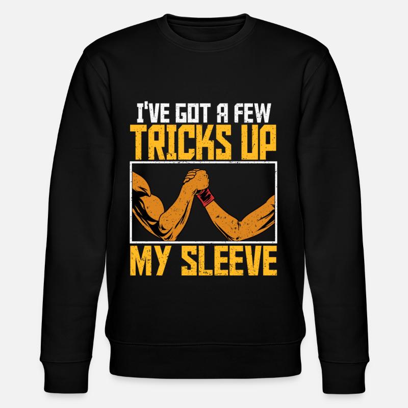 Bras de fer - Sweat bio CHANGER Stanley/Stella Unisexe - noir