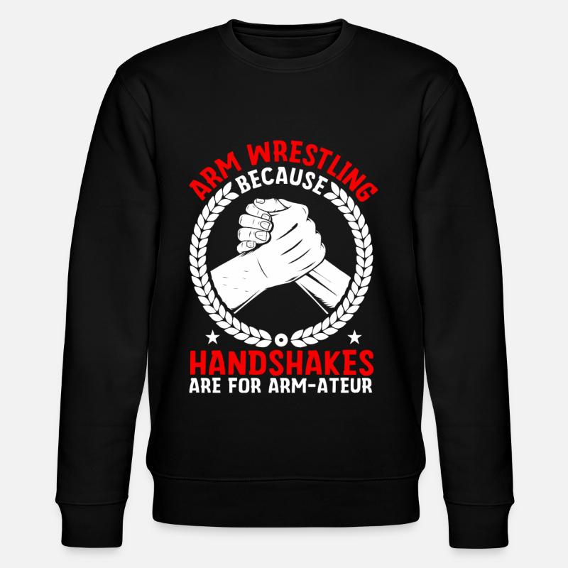 Bras de fer - Sweat bio CHANGER Stanley/Stella Unisexe - noir