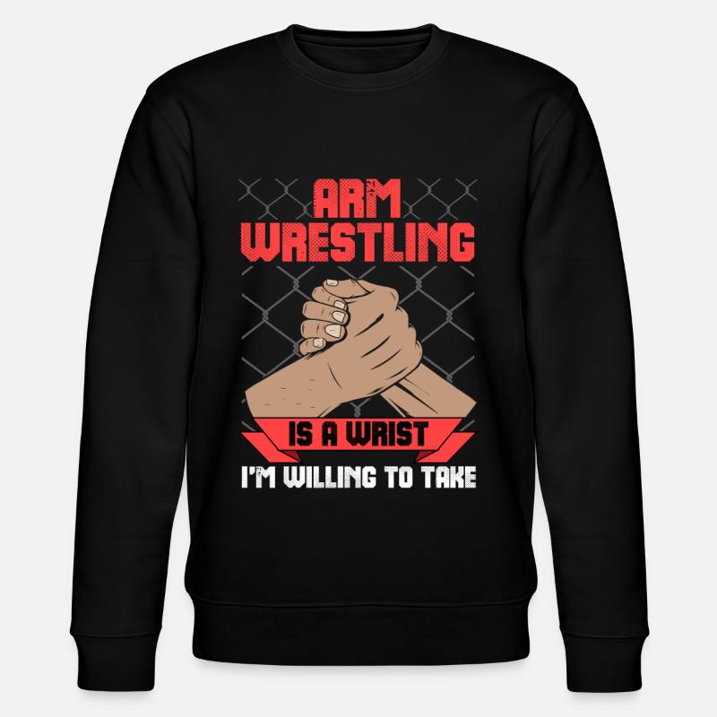 Bras de fer - Sweat bio CHANGER Stanley/Stella Unisexe - noir